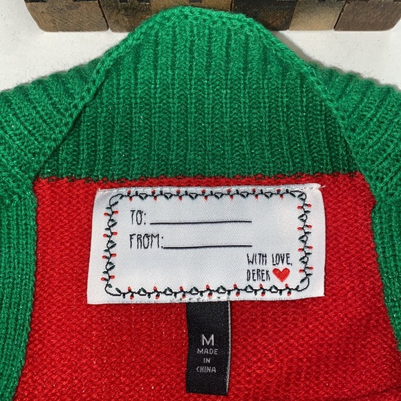 🎄UNBRANDED Cold Shoulder Christmas Ornament/Tree Ugly Christmas Sweater - Picture 6 of 8